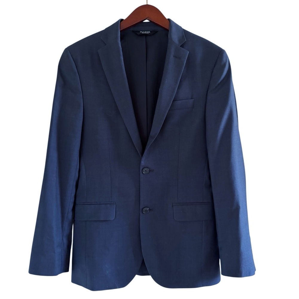 JoS. A. BANKS Slim Fit Two Button Dual Vent Suit Jacket Blazer in Navy